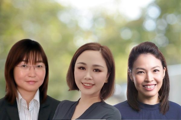 Karen Choy, Eleanor Yip and Eunice Tan